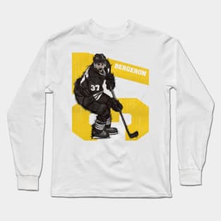 Patrice Bergeron Boston Sketch 37 Long Sleeve T-Shirt